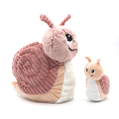 SPEEDOU L'ESCARGOT MAMAN ET BÉBÉ ROSE