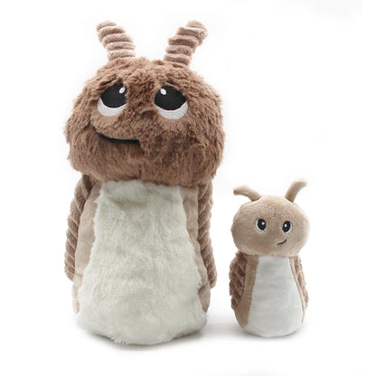 SPEEDOU L'ESCARGOT MAMAN ET BÉBÉ MARRON