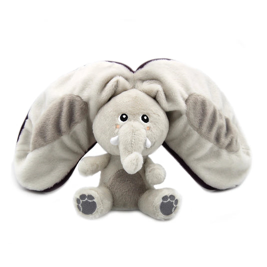 FLIPETZ PEAU. ÉLÉPHANT DE VELOURS ET AUBERGINES