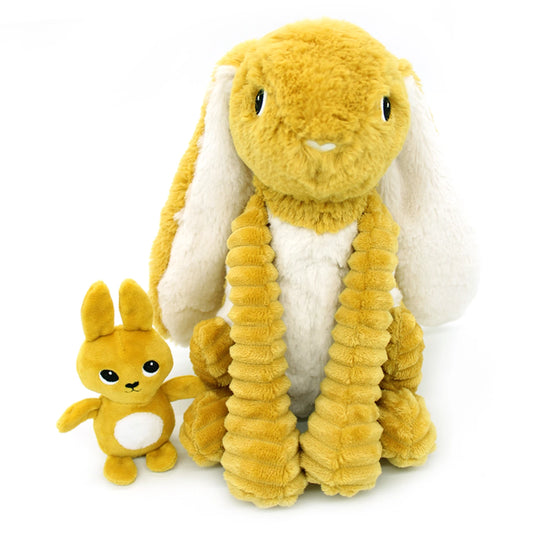 TOUDOU BUNNY MAMAN&BÉBÉ MOUTARDE