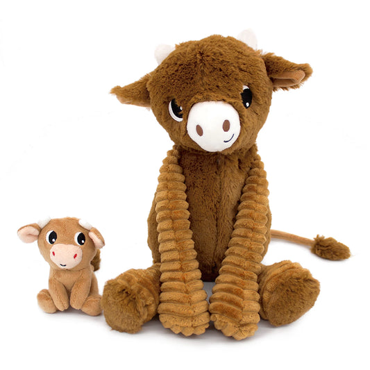 MÈRE ET VEAU VACHE HINDOU SUCRE DE CANNE