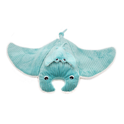 PTIPOTOS - MENTALOU LA MANTE RAIE MAMAN ET BÉBÉ AQUA - F/D/I/ML/F/D/I/ML