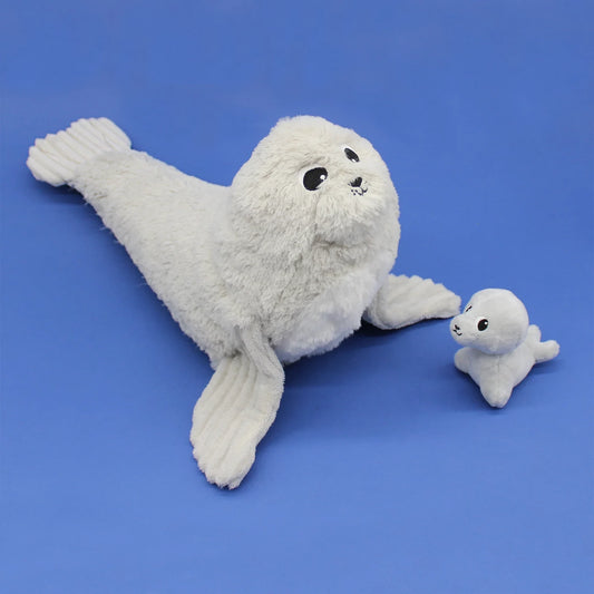 PLOUFOU LE SCEAU MÈRE ET ENFANT BLANC