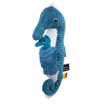 PAPADOU L'HIPPOCAMPE PAPA ET BÉBÉ BLUE