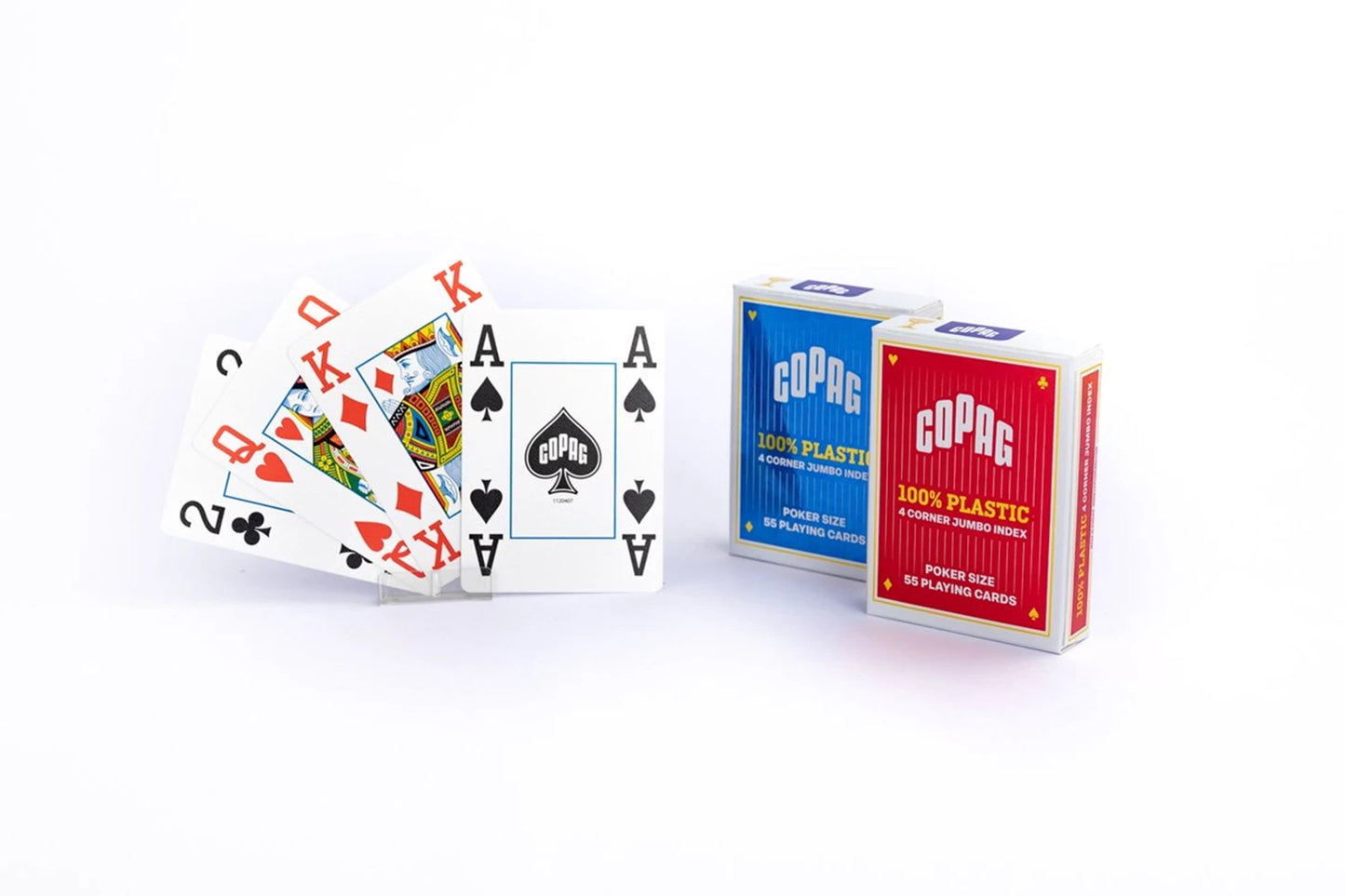 CARTAMUNDI - COPAG POKERKOFFER PREMIUM 300 CHIPS 11.5G MARKEN, 2 JEU - D/F/I/ML