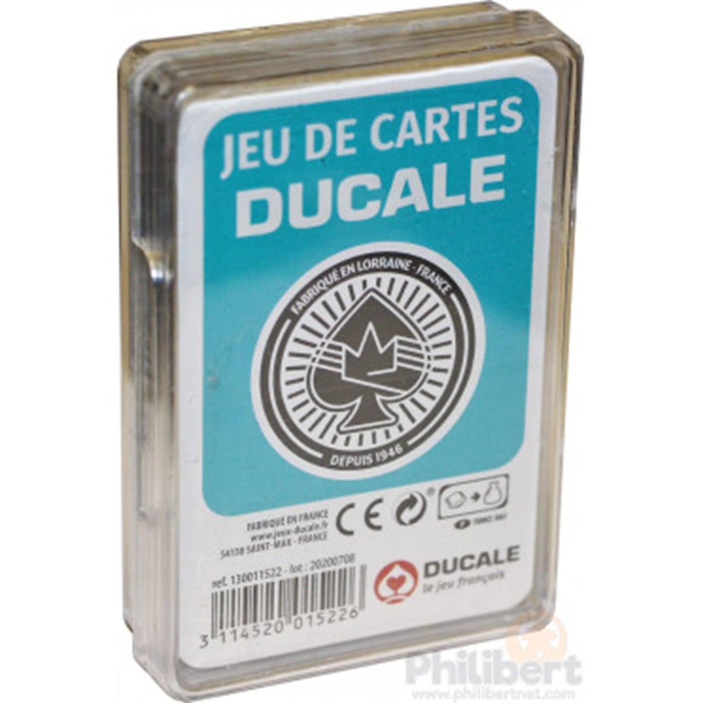 DUCALE KUNSTSTOFFSCHACHTEL 54 KARTEN UNTER DISPLAY
