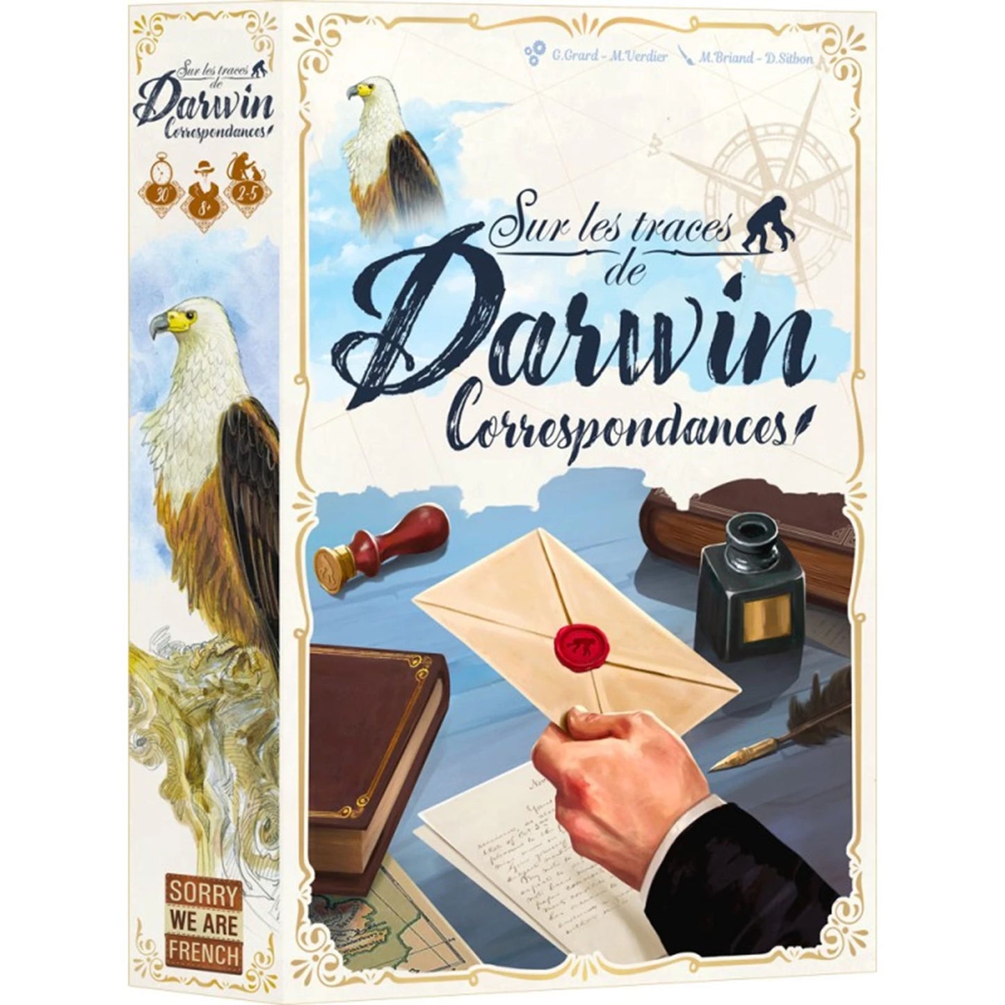 SORRY WE ARE FRENCH - AUF DEN SPUREN VON DARWIN OST. KORRESPONDENZEN (FR) - F