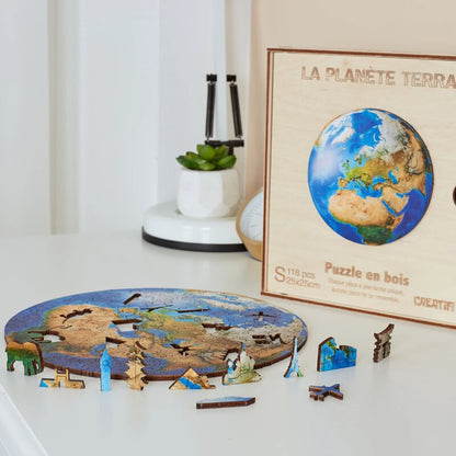 PZ BOIS - LA PLANETE TERRA 118 PZ - S