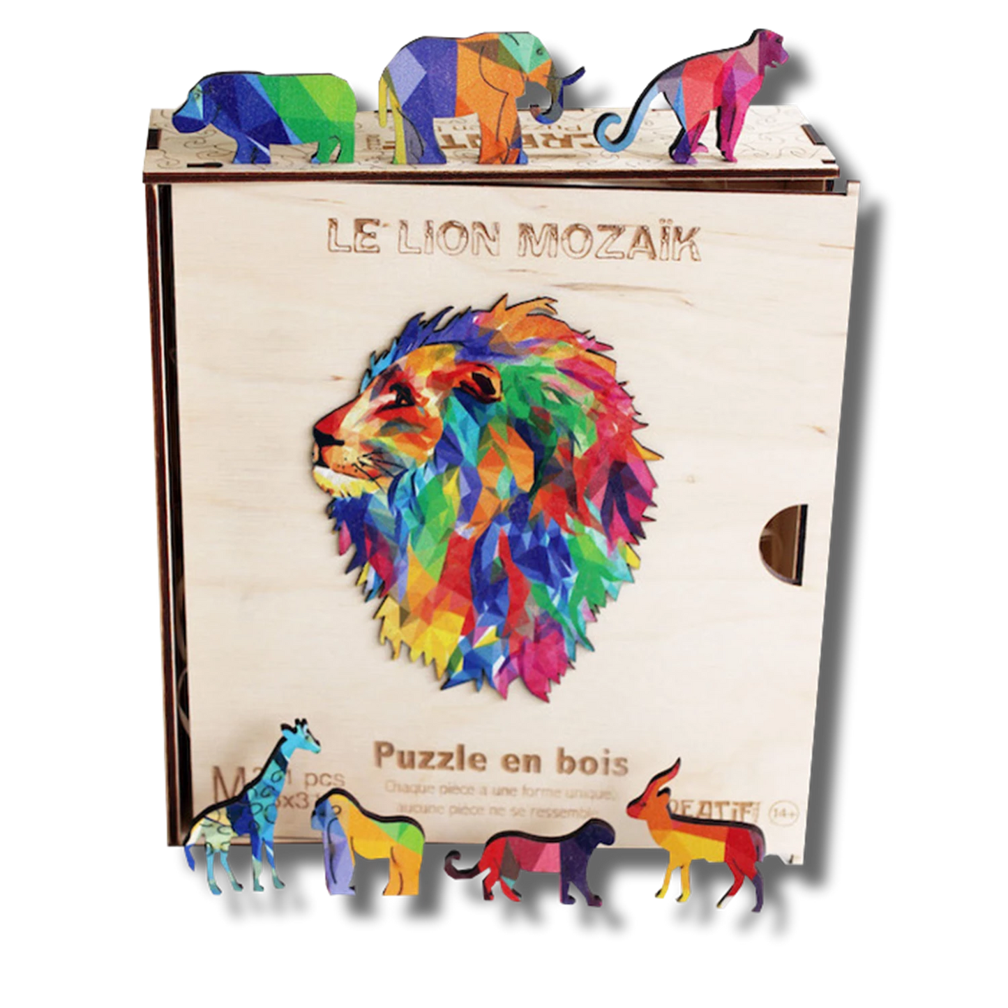 PZ BOIS - LE LION MOZAÏK 201 PZ - M