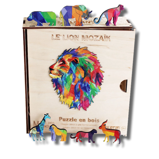 PZ BOIS - LE LION MOZAÏK 201 PZ - M