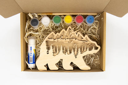 KIT D'ARTISANAT EN BOIS 3D