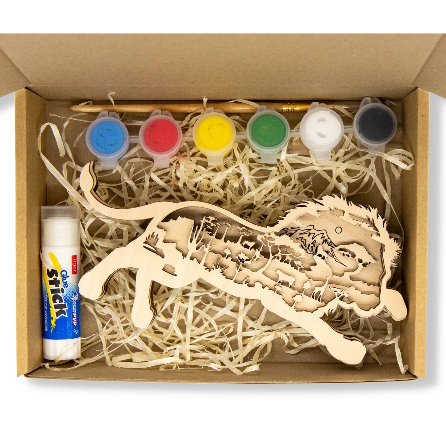 KIT 3D EN BOIS LION