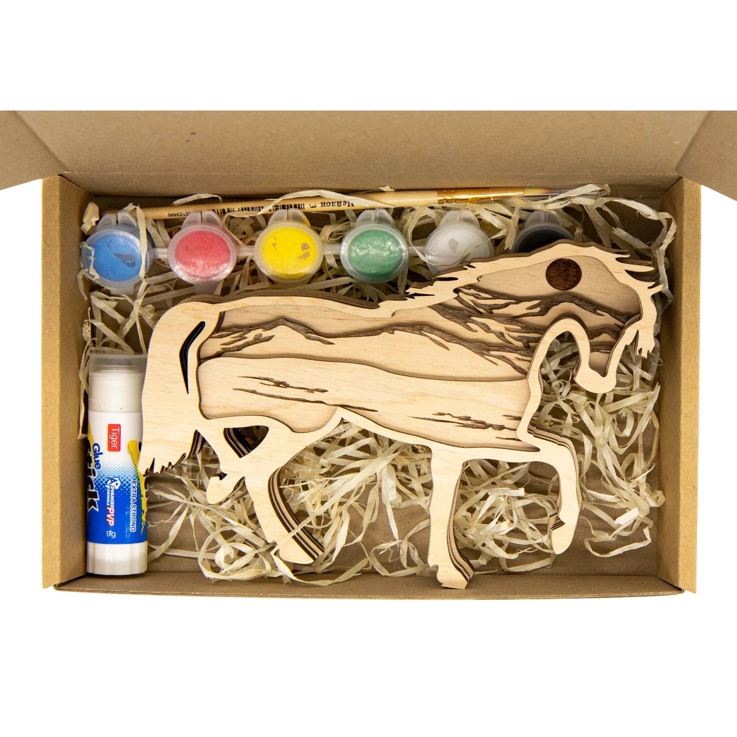 KIT EN BOIS 3D À PEINDRE CHEVAL