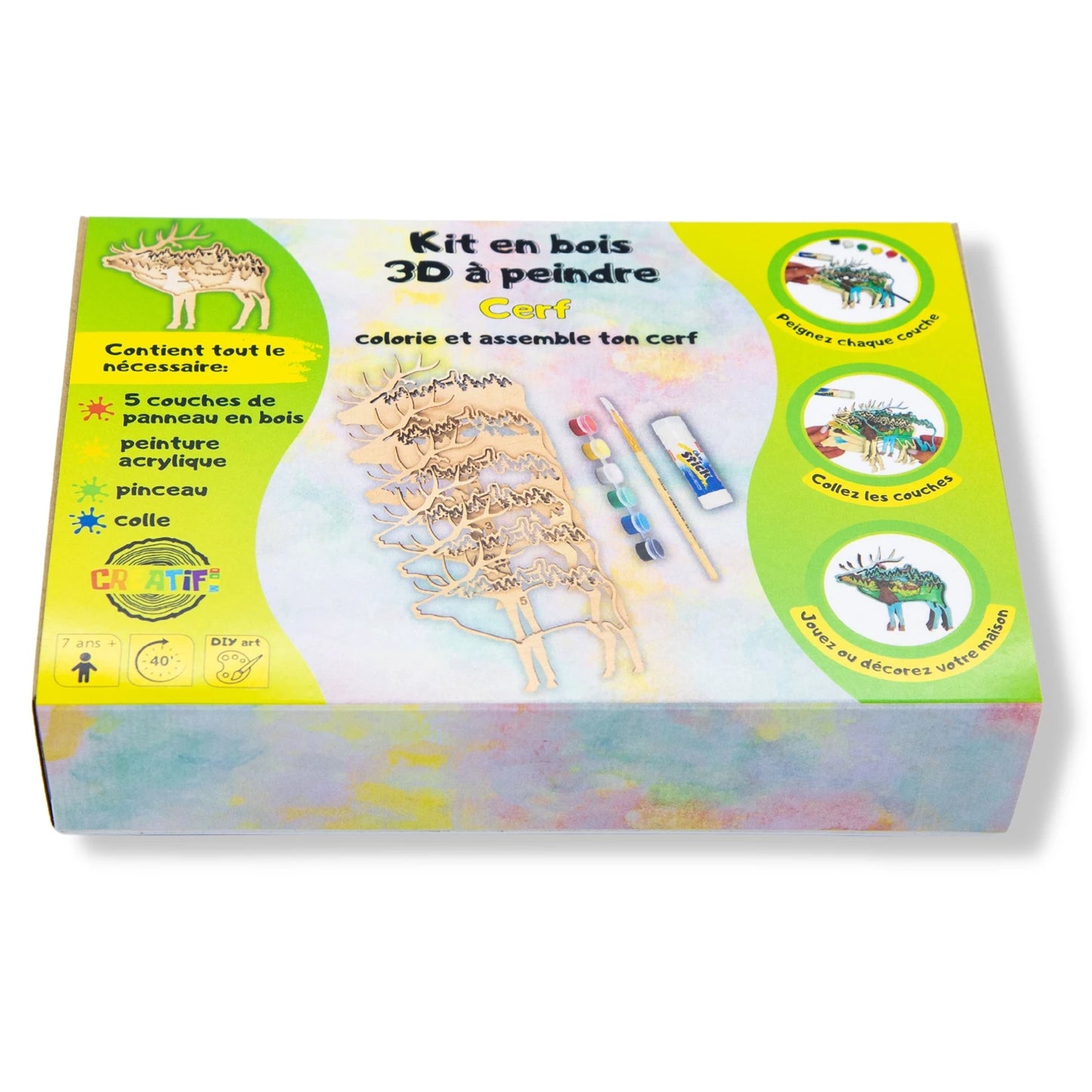 KIT DE SCULPTURE SUR BOIS 3D