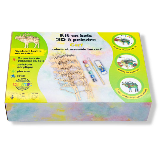 KIT DE SCULPTURE SUR BOIS 3D