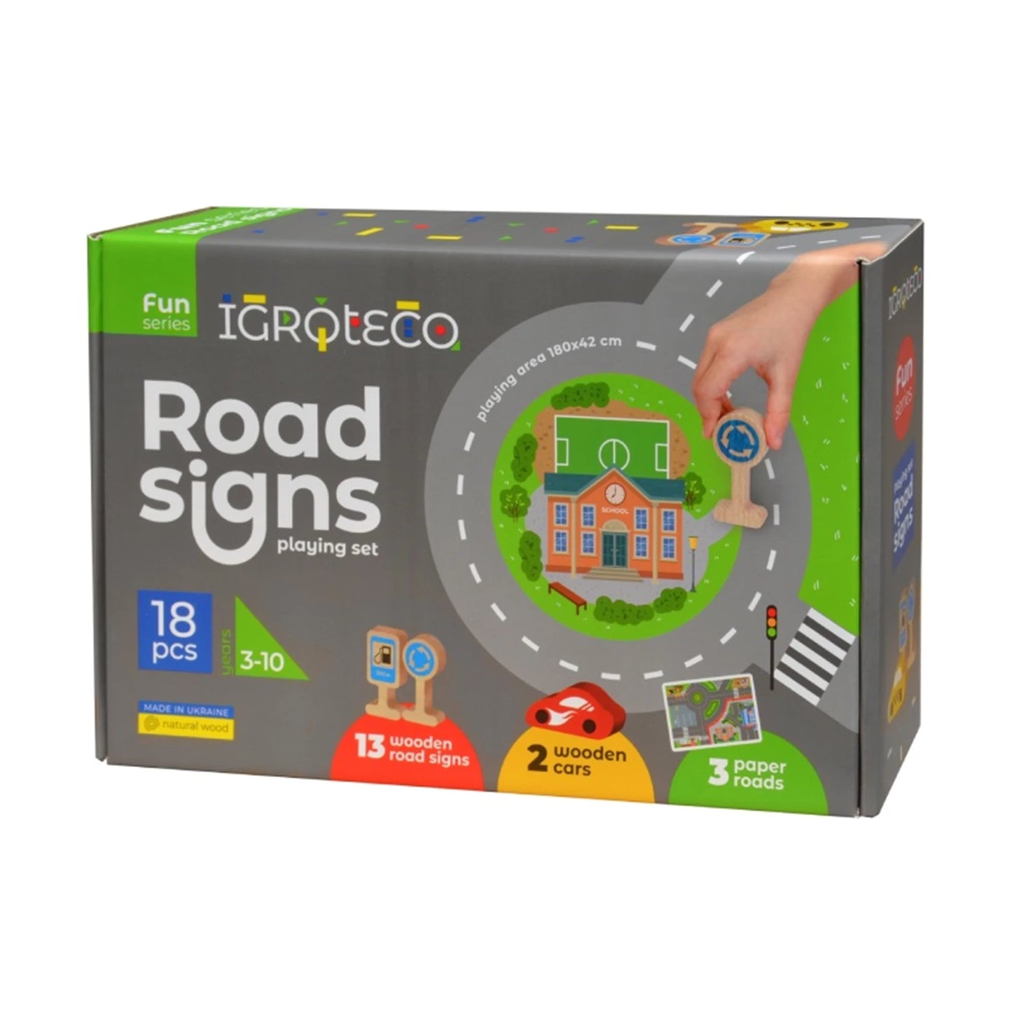 SET JEU PANNEAUX ROUTIERS 18 PIÈCES