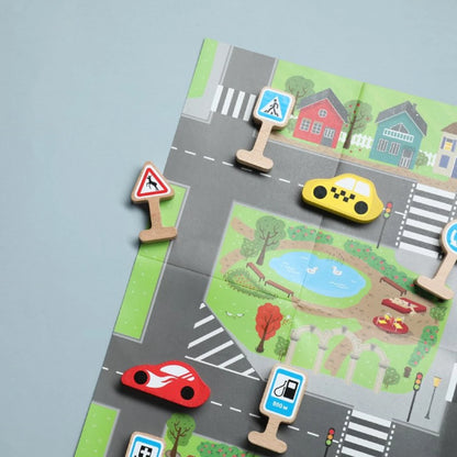 SET JEU PANNEAUX ROUTIERS 18 PIÈCES