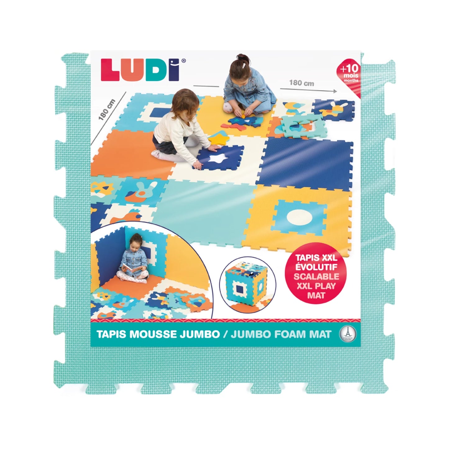 LUDI - MOUSSE TAPIS JUMBO - F/D/D/I