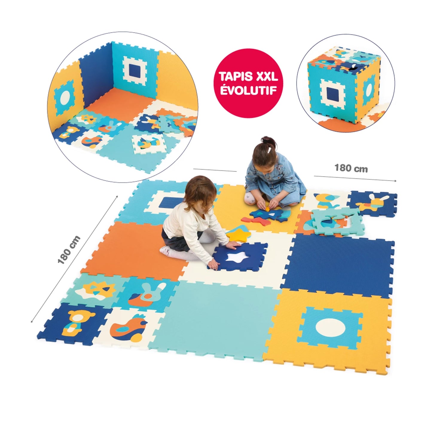 LUDI - MOUSSE TAPIS JUMBO - F/D/D/I