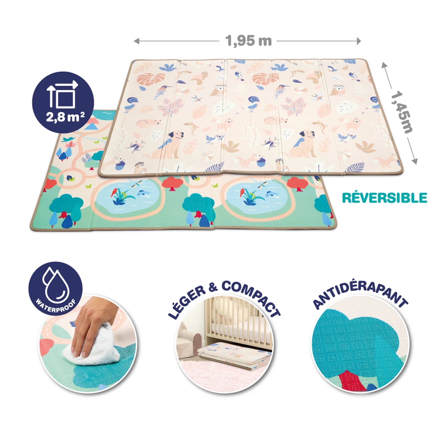 LUDI – REVERSIBLE, FLEXIBLE XXL-TISCHE – F/D/D/I