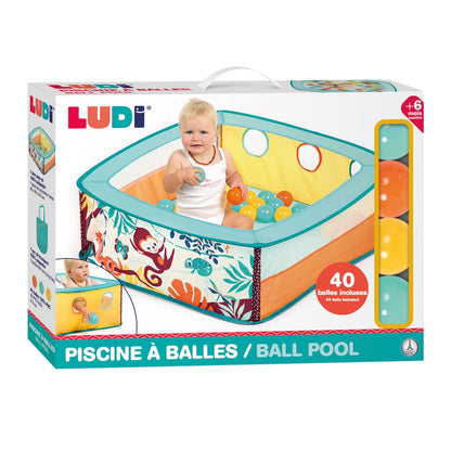 LUDI - PISCINE À BALLES CARRÉE JUNGLE - F/D/D/I