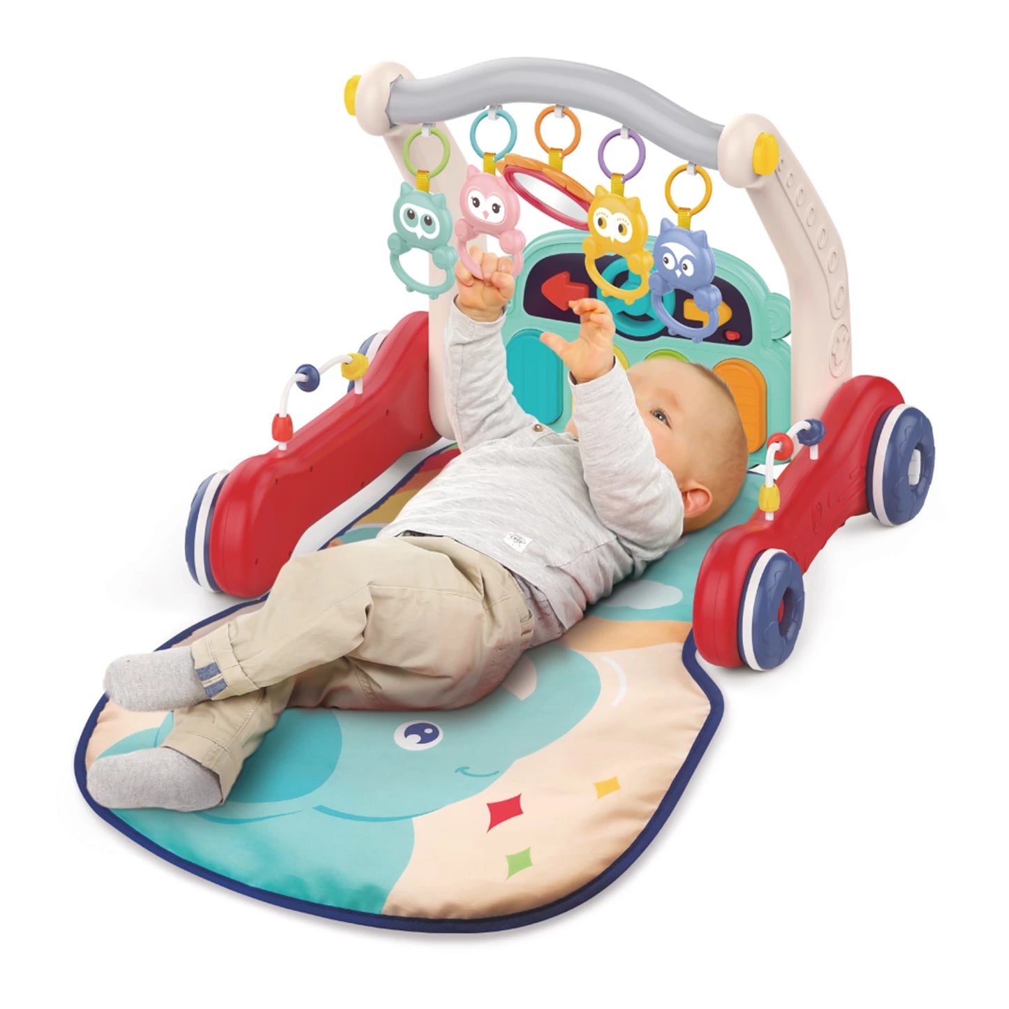 LUDI - TAPIS ET CHARIOT DE MARCHE - F/D/D/I