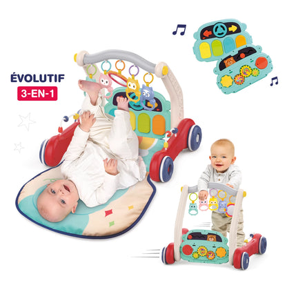 LUDI - TAPIS ET CHARIOT DE MARCHE - F/D/D/I