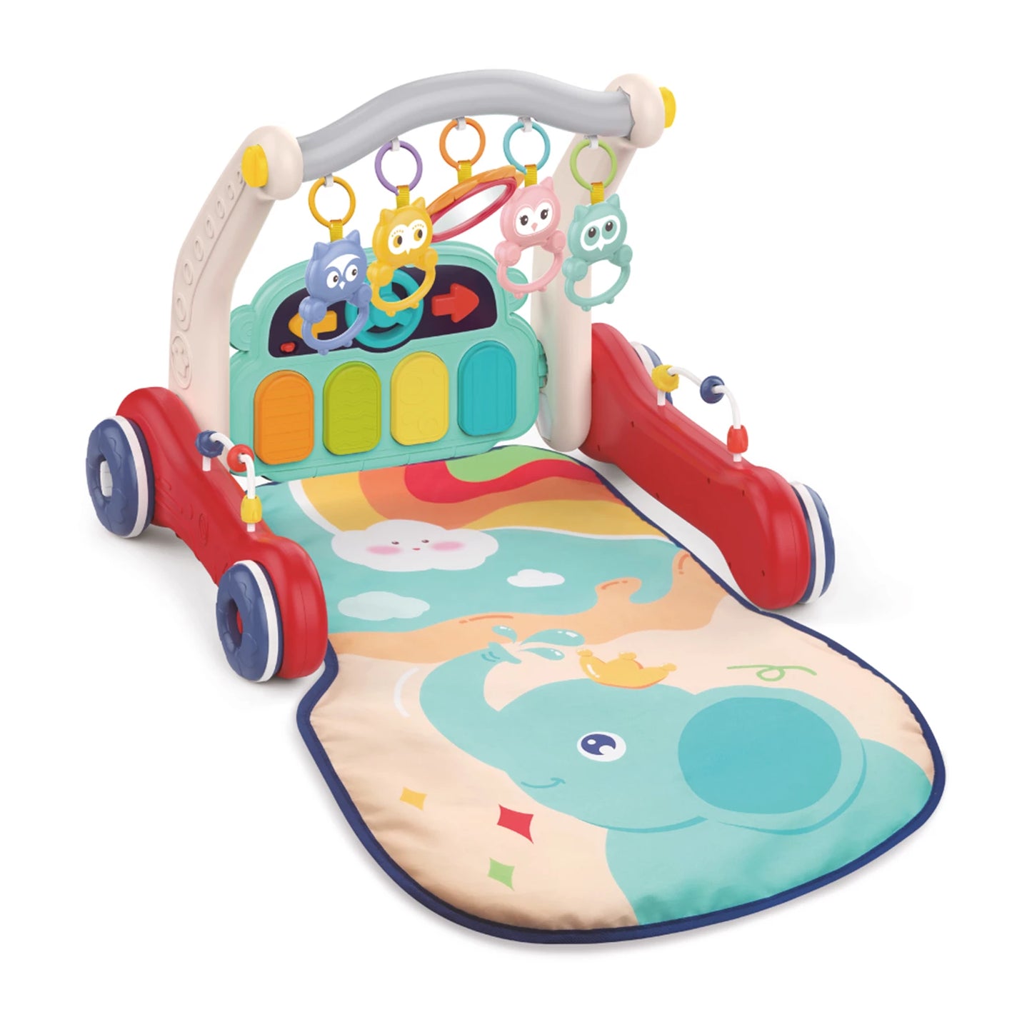 LUDI - TAPIS ET CHARIOT DE MARCHE - F/D/D/I