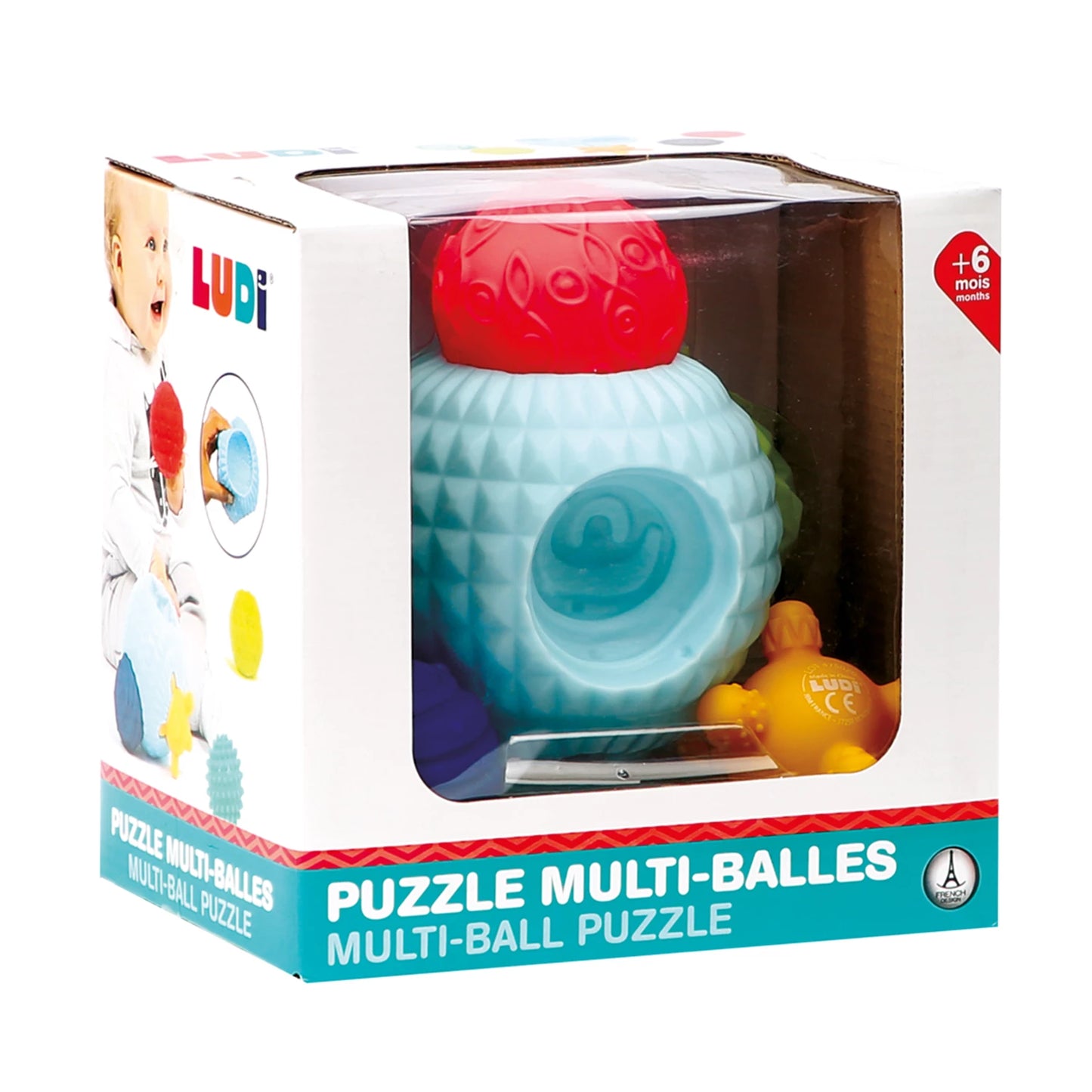LUDI - BALLE PUZZLE ATOME - F/D/D/I