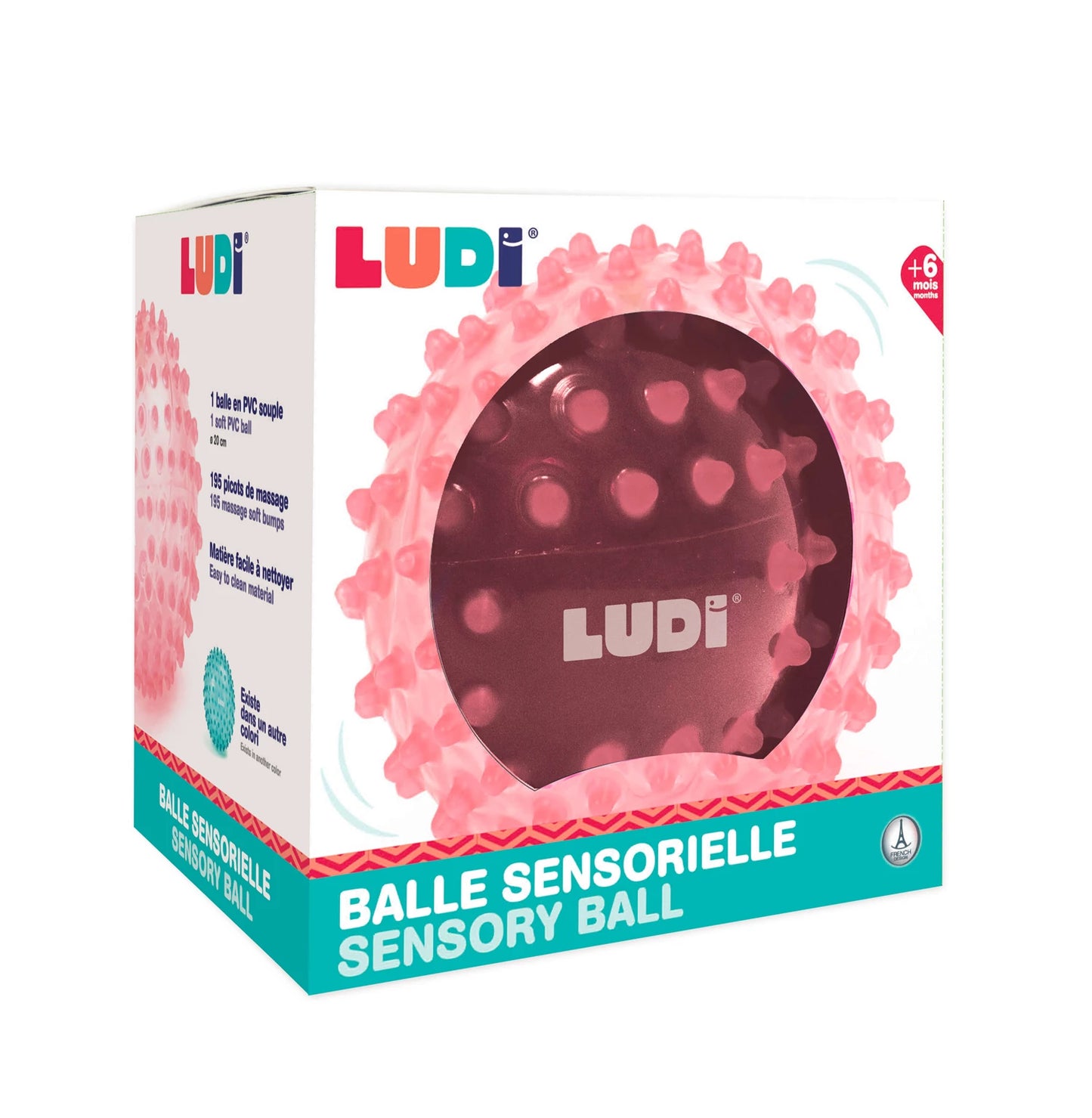 LUDI - MASSAGEBALL ROSA - F/D/D/I