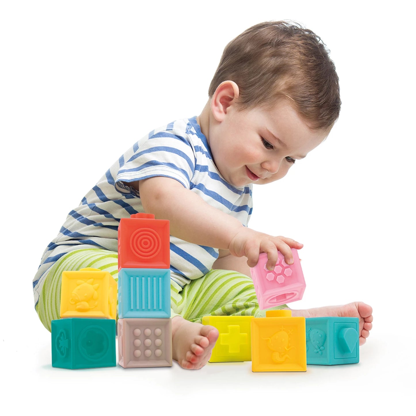 LUDI - COFFRET ÉVEIL 6 SPHÈRES + 6 CUBES - F/D/D/I