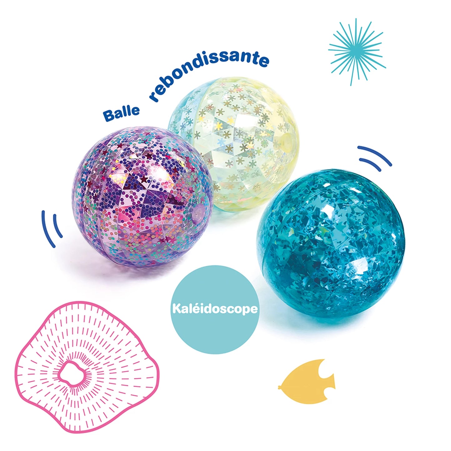 LUDI - BALLES STRASS (PRÉSENTOIR 9 PIÈCES) - F/A/A/I
