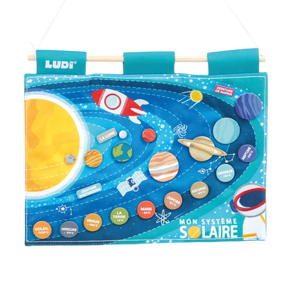 LUDI - MON SYSTÈME SOLAIRE PHOSPHORESCENT EN TISSU (FR) - F