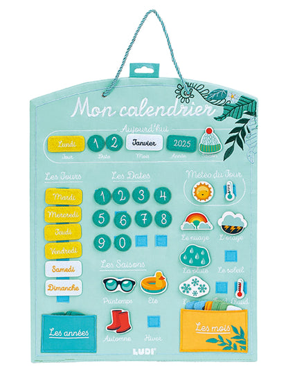 LUDI - CALENDRIER AMANDE EN TISSU (FR) - F