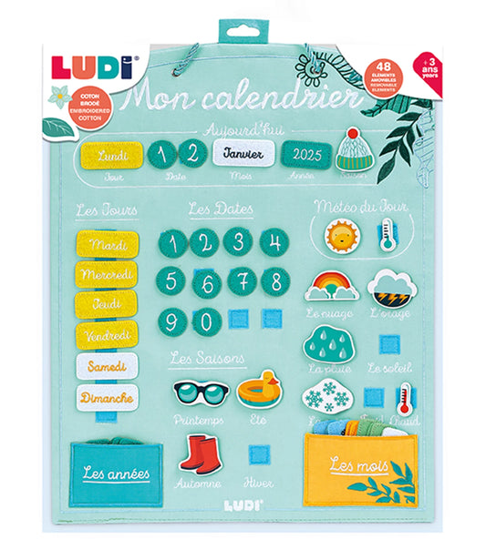 LUDI - CALENDRIER AMANDE EN TISSU (FR) - F