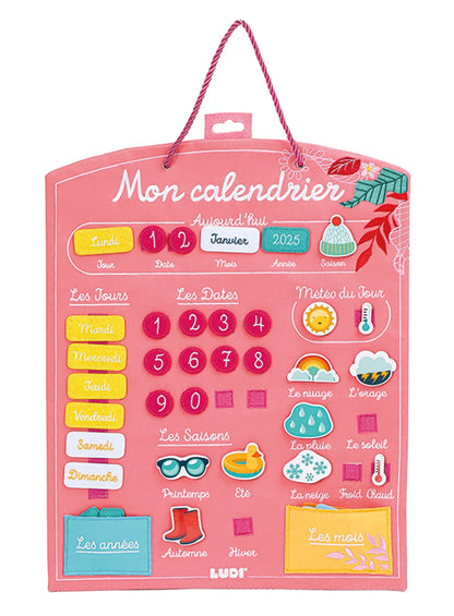 LUDI - CALENDRIER CORAIL EN TISSU (FR) - F