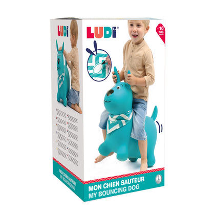 LUDI - HÜPFHUND BLAU - F/D/D/I