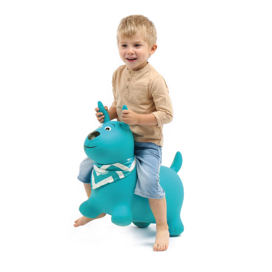 LUDI - CHEVAL SAUTEUR BLEU - F/D/D/I