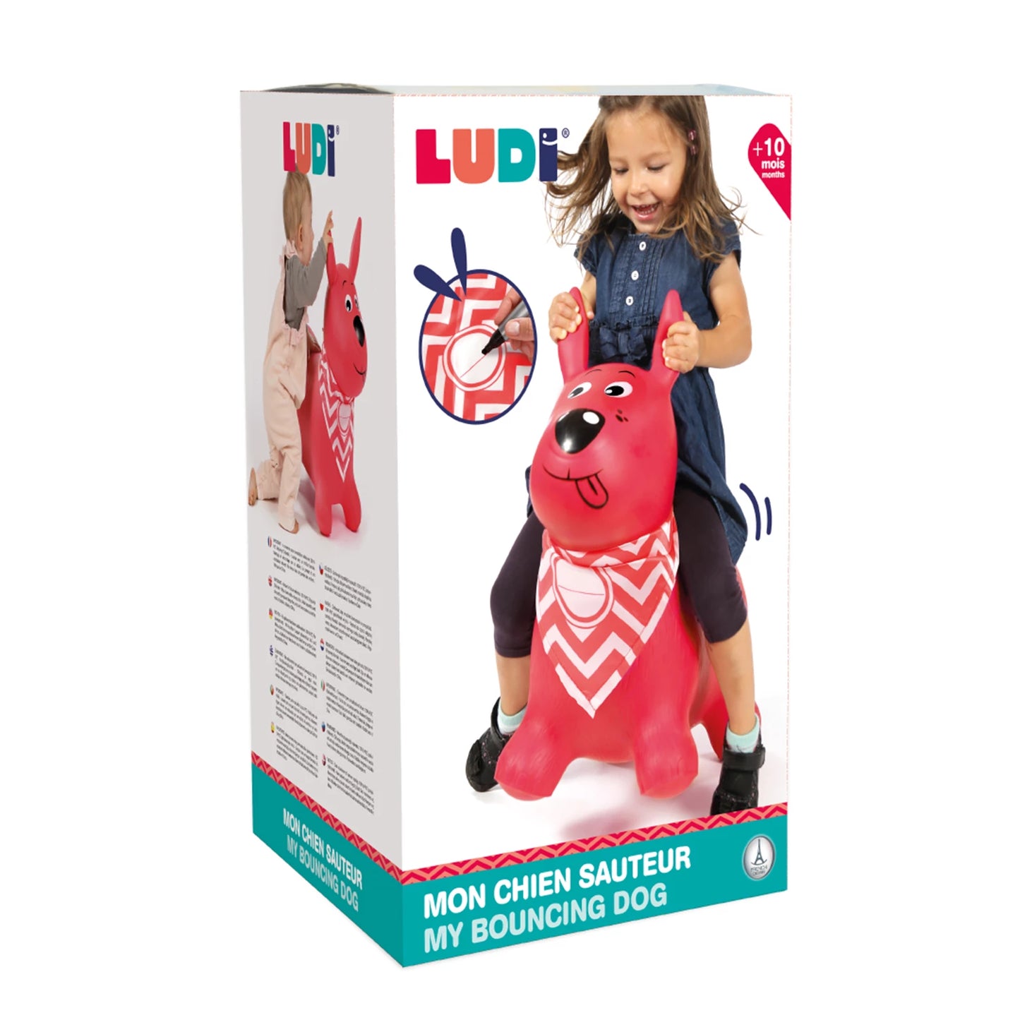 LUDI - HÜPFTIER ROT - F/D/D/I