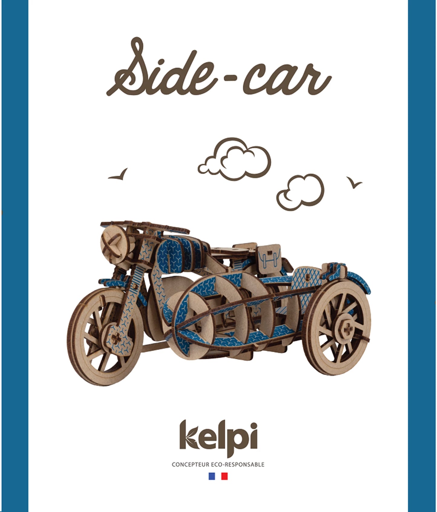 SIDE-CAR BLEU (FR-EN-ES-IT-DK-NL)