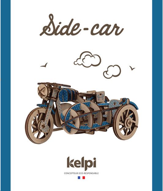 SIDE-CAR BLEU (FR-EN-ES-IT-DK-NL)