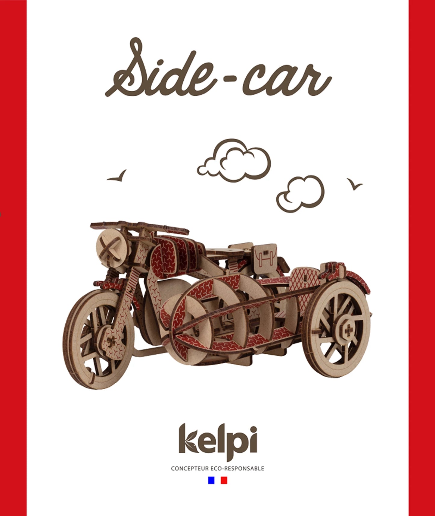 SIDE CAR ROUGE (FR-EN-ES-IT-DK-NL)