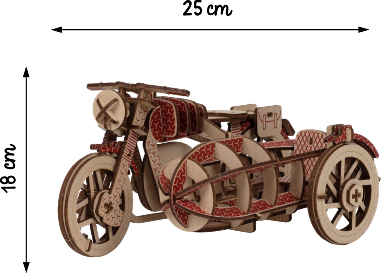 SIDE CAR ROUGE (FR-EN-ES-IT-DK-NL)