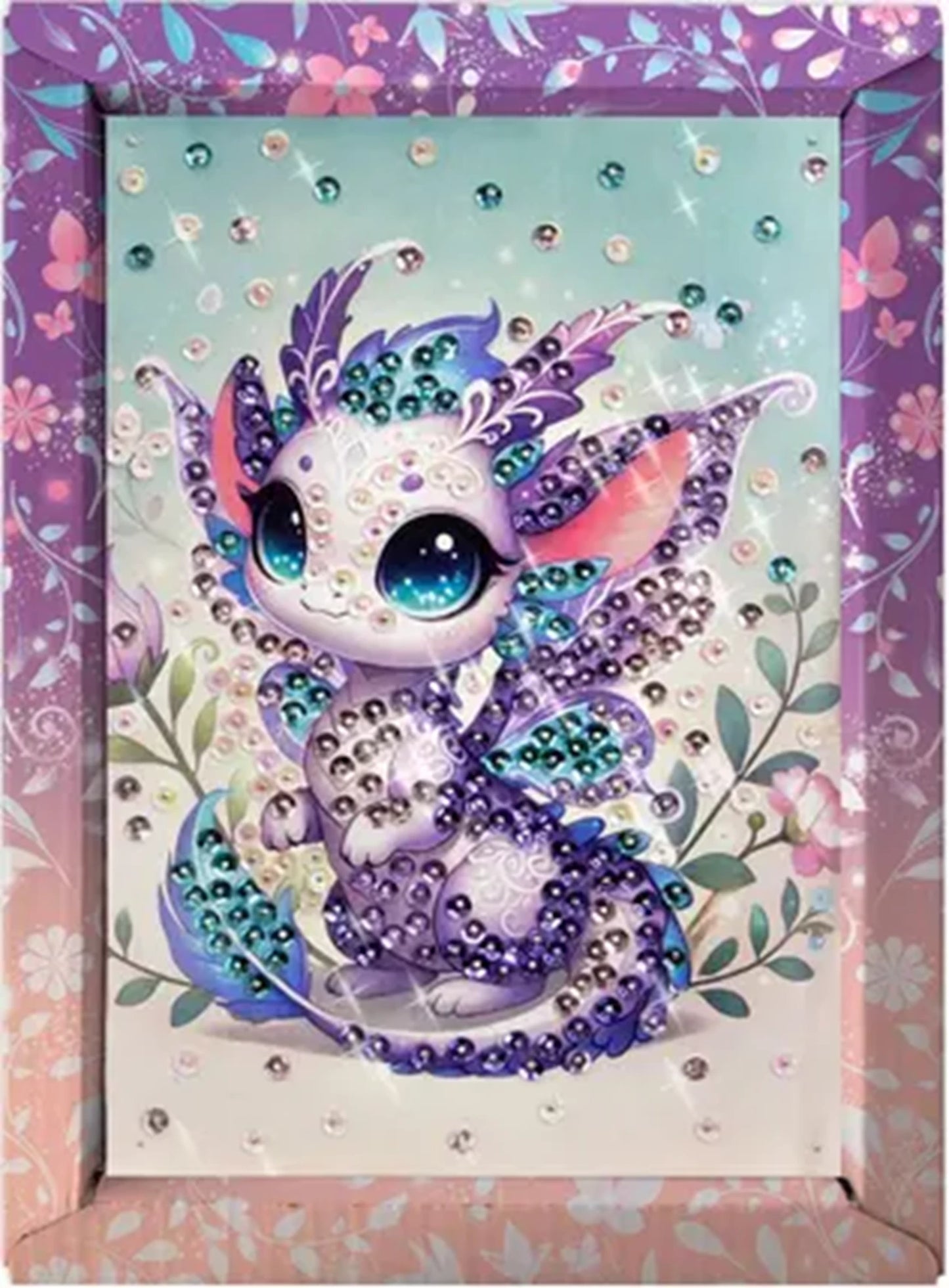 LANSAY - SEQUIN ART PM FEENHAFT DRACHE (FR-EN-NL-DE-ES-IT) - F/D/I