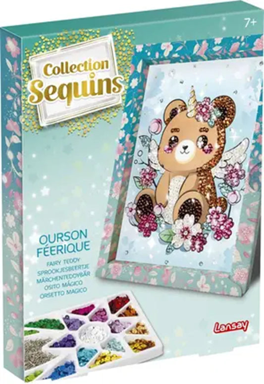 LANSAY - SEQUIN ART MM OURSON FÉERIQUE (FR-EN-NL-DE-ES-IT) - F/A/I