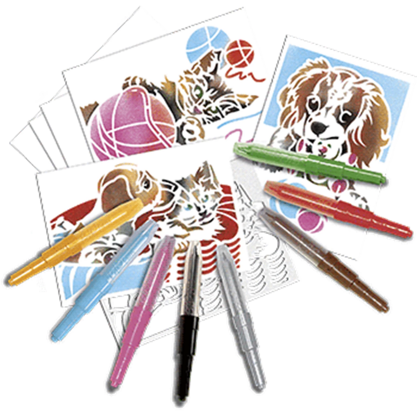BLOPENS SET ATTIVITA' CHIOTS ET CHATONS (FR-EN)
