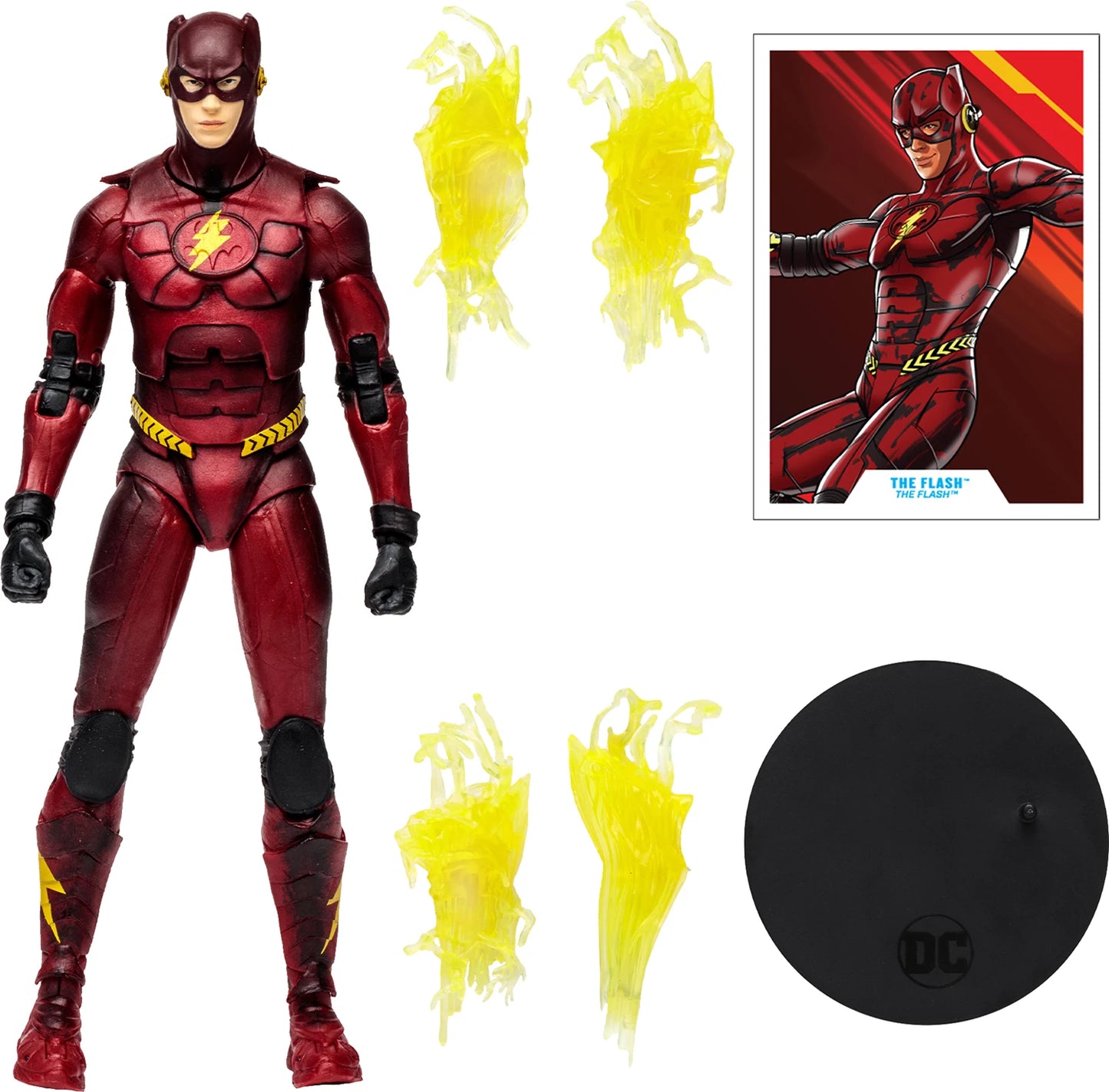 DC THE FLASH MOVIE - FLASH (BATMAN-KOSTÜM) 18CM