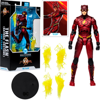 DC THE FLASH MOVIE - FLASH (BATMAN-KOSTÜM) 18CM
