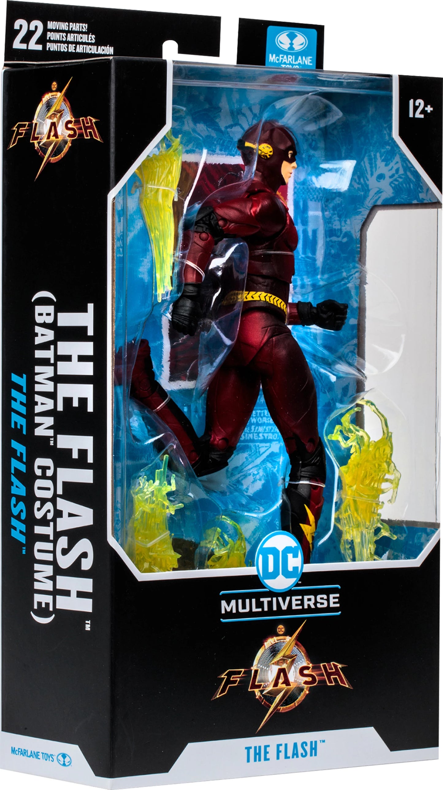 DC THE FLASH MOVIE - FLASH (BATMAN-KOSTÜM) 18CM