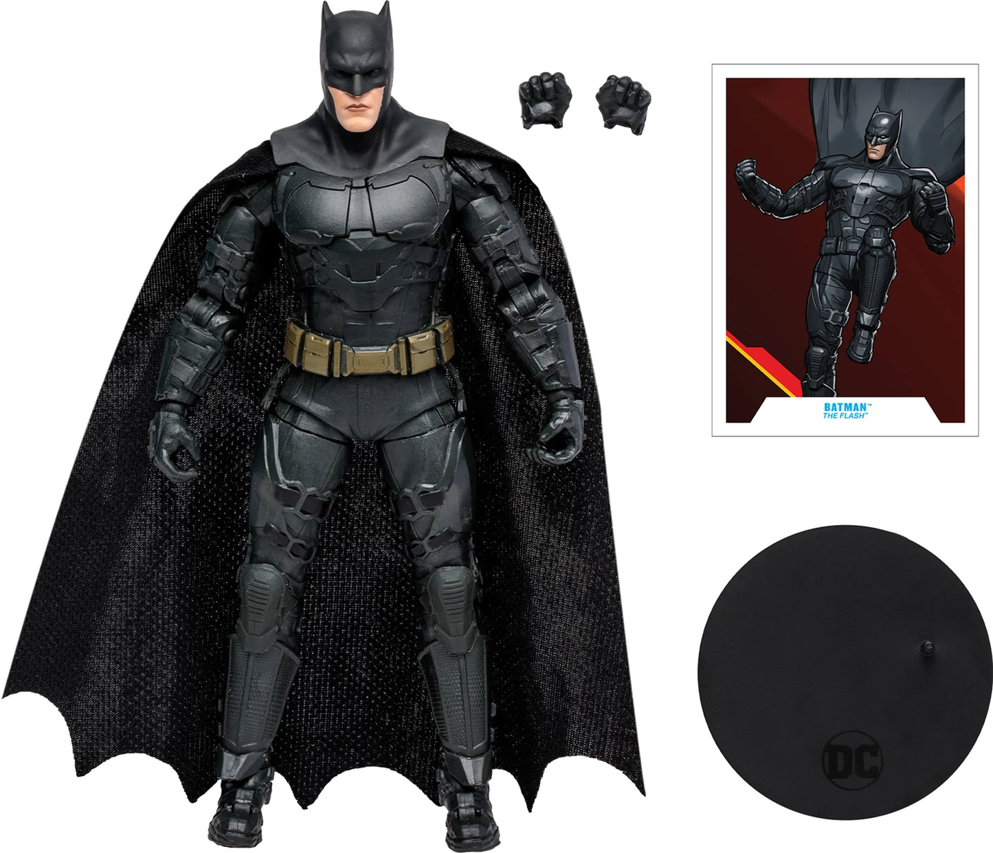 DC THE FLASH FILM - BATMAN (BEN AFFLECK) 18CM